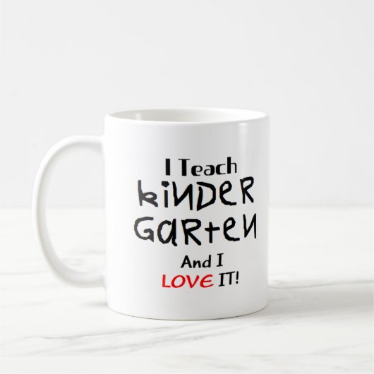 Kindergarten-Liebe Kaffeetasse (Links)