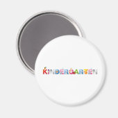 Kindergarten Magnet (Vorderseite/Rückseite)