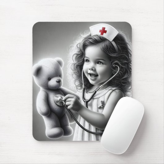 Kindergarten mit Teddybär Mousepad (Mit Mouse)