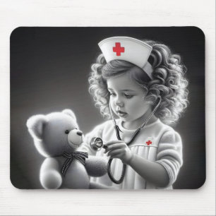 Kindergarten mit Teddybär Mousepad