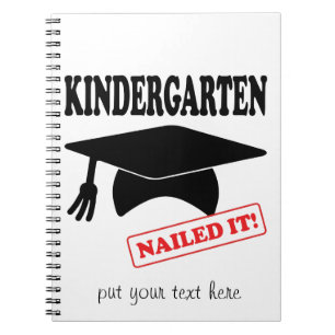 Kindergarten nagelte it - Leere Notizblock