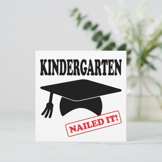 Kindergarten Nails Einladung (Stehend Vorderseite)