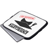 Kindergarten Nails Laptopschutzhülle (Vorne Knopf)