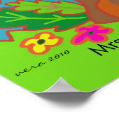Kindergarten Name Tree by Vera Trembach Poster (Ecke)