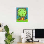 Kindergarten Name Tree by Vera Trembach Poster (Heimbüro)