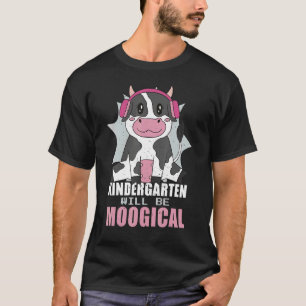 Kindergarten Niedliche Kuh Puppe T-Shirt