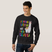 Kindergarten No Prob Llama Girls Teacher First Day Sweatshirt (Vorne ganz)
