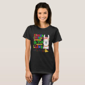 Kindergarten No Prob Llama Zurück zur Schule T-Shirt (Vorne ganz)