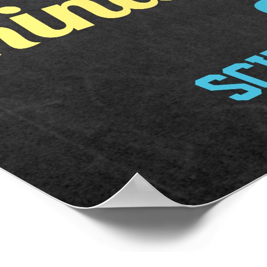 Kindergarten oder Vorschule Poster (Ecke)