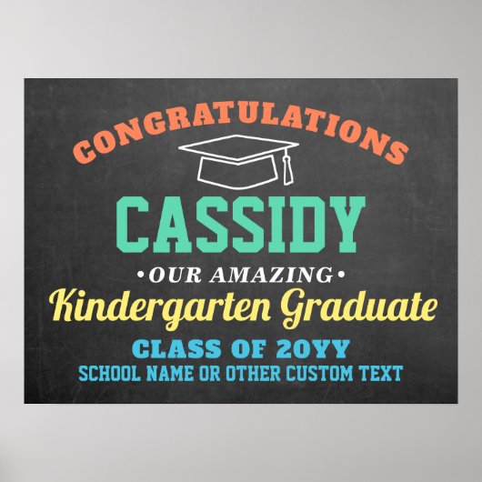 Kindergarten oder Vorschule Poster (Vorne)