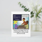 Kindergarten Postkarte (Stehend Vorderseite)