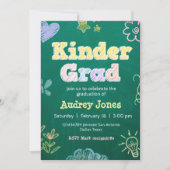 Kindergarten Preschool Graduation with Photo Einladung (Vorderseite)