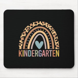 Kindergarten Rainbow Girls Boys Teacher Team Kinde Mousepad