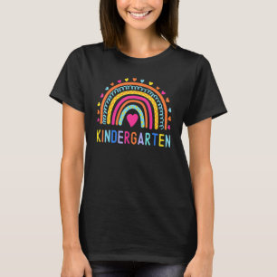 Kindergarten Rainbow Girls Kinder Lehrerin Kinde T-Shirt