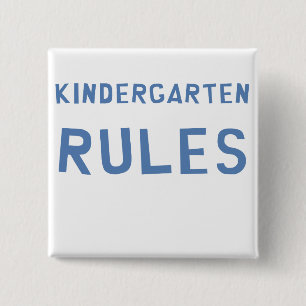 Kindergarten-Regeln Button