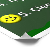 Kindergarten-Regeln Poster (Ecke)