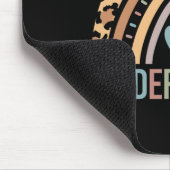 Kindergarten Regenbogen Mädchen Jungen Lehrer Team Mousepad (Ecke)