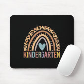 Kindergarten Regenbogen Mädchen Jungen Lehrer Team Mousepad (Mit Mouse)