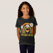 Kindergarten Regenbogen Zurück zu Schullehrern T-Shirt (Vorne ganz)