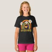 Kindergarten Regenbogen Zurück zu Schullehrern T-Shirt (Vorne ganz)