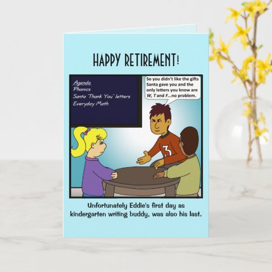 Kindergarten Rentenkarte Karte (Gelbe Blume)