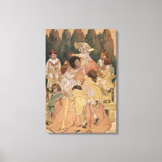 "Kindergarten" Reproduktionsdruck Leinwanddruck (Vorderseite)