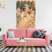 "Kindergarten" Reproduktionsdruck Leinwanddruck (Insitu (Wohnzimmer))