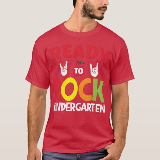 Kindergarten Rock gift T-Shirt (Vorderseite)