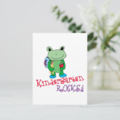 Kindergarten Rocks Postkarte (Stehend Vorderseite)