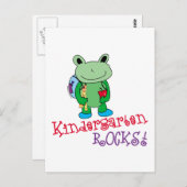 Kindergarten Rocks Postkarte (Vorne/Hinten)