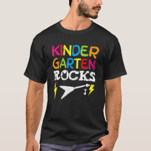 Kindergarten Rocks Preschooler zurück zum Schulcha T-Shirt