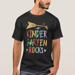 Kindergarten Rocks Preschooler zurück zum Schulcha T-Shirt