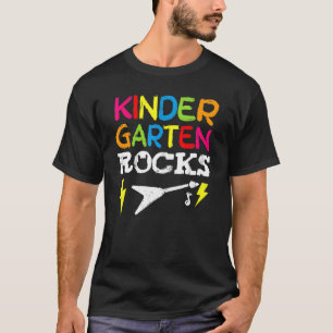 Kindergarten Rocks Preschooler zurück zum Schulcha T-Shirt