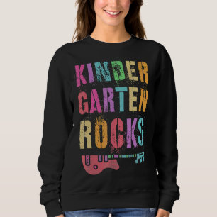 Kindergarten Rocks Studentenlehrerin Crew Rockstar Sweatshirt