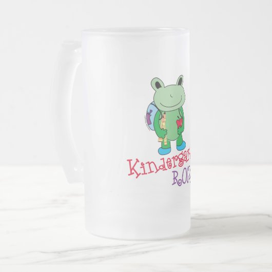 Kindergarten Rocks Tasse (Vorderseite Links)