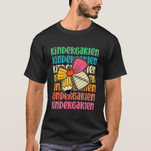 Kindergarten Rückkehr zur Schule Coquete Bleistift T-Shirt