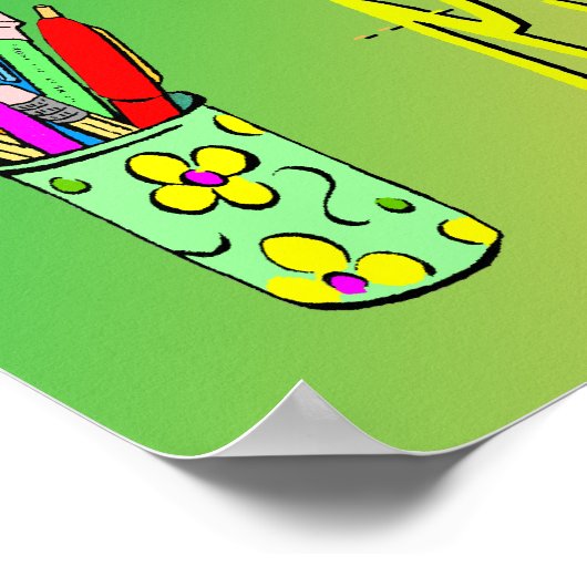 Kindergarten Rules Poster (Ecke)