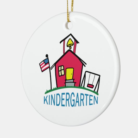 KINDERGARTEN SCHOOL KERAMIKORNAMENT (Links)