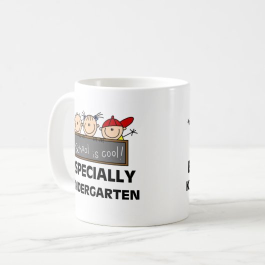 Kindergarten-Schule ist cool Kaffeetasse (Vorderseite Links)
