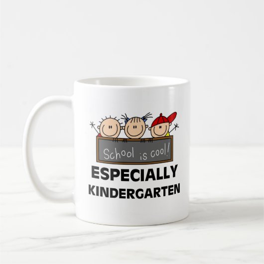 Kindergarten-Schule ist cool Kaffeetasse (Links)