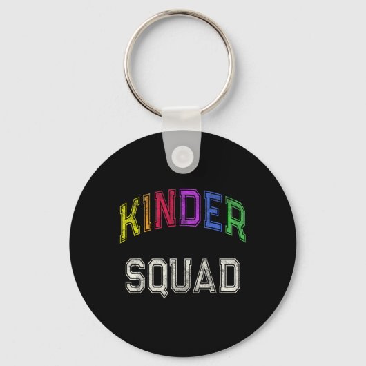 Kindergarten-Schüler Kinder-Squad Vorlese-Lehrer  Schlüsselanhänger (Vorderseite)