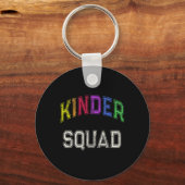 Kindergarten-Schüler Kinder-Squad Vorlese-Lehrer  Schlüsselanhänger (Vorderseite)