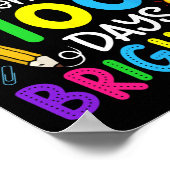 Kindergarten Schüler sind 100 Tage heller 100. Poster (Ecke)