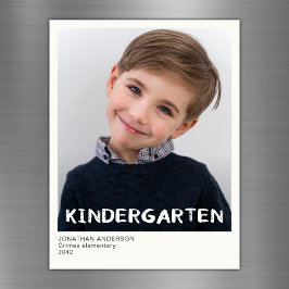 Kindergarten Schuljahr Beibehaltung Foto Magnet