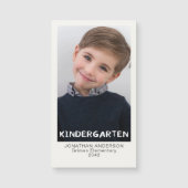 Kindergarten Schuljahr Beibehaltung Foto Magnet (Vorderseite)