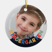 Kindergarten Schuljahr Foto beibehalten Keramik Ornament (Vorne)