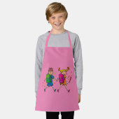 Kindergarten Schürze (Getragen)