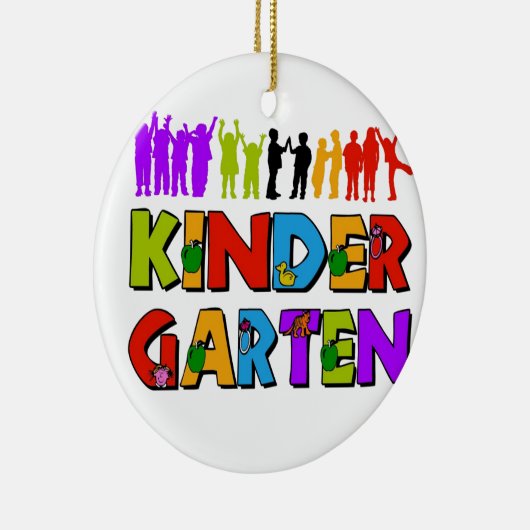 Kindergarten-Spaß Keramikornament (Rechts)