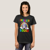 Kindergarten Squad Dabbing Unicorn Back To School T-Shirt (Vorne ganz)