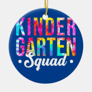 Kindergarten Squad Gefärbte Krawatte Kindergarten Keramik Ornament